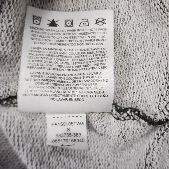 Nike Sweatshirt Olive Green Graphic Swoosh Crewneck Pullover Small Unisex - Picture 7 of 11